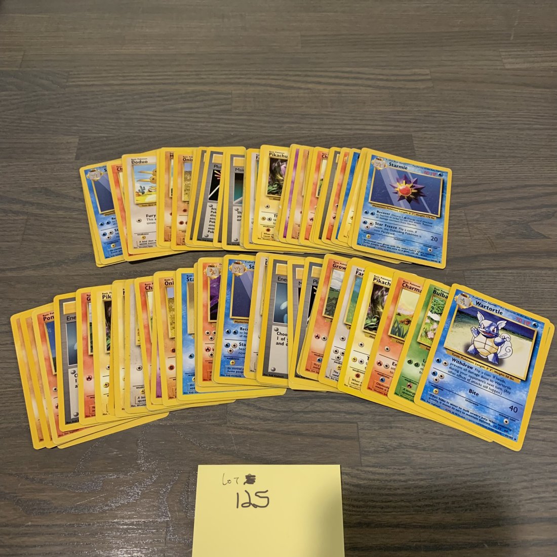 Large Base Set Pokemon Card lot (1 of 2)