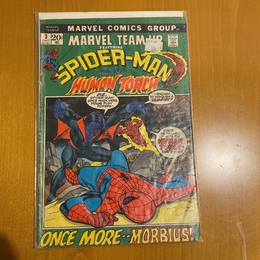 Marvel Team Up #3 Spider-Man & The Human Torch (1 of 1)