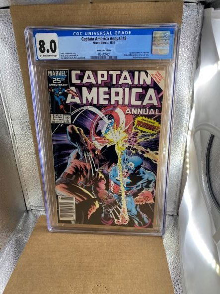 Captain America Annual #8 CGC 8.0 Newsstand Edition (1 of 1)