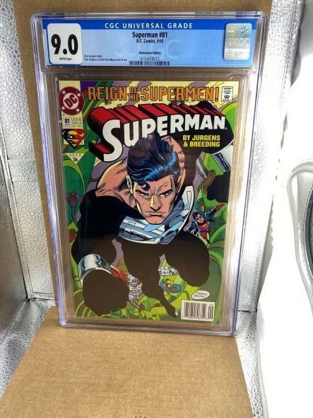 Superman #81 CGC 9.0 Newsstand Edition (1 of 2)