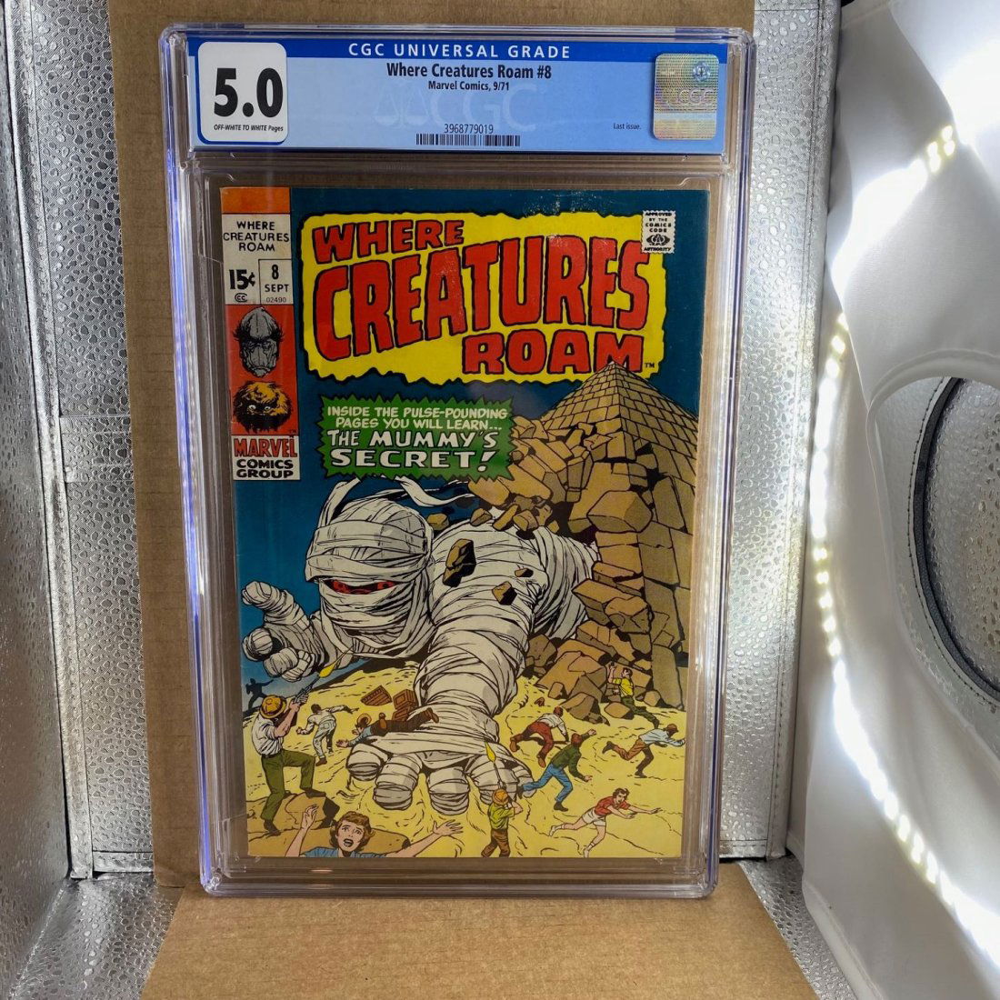 Where Creatures Roam #8 CGC 5.0 Marvel Bronze Age horror (1 of 2)