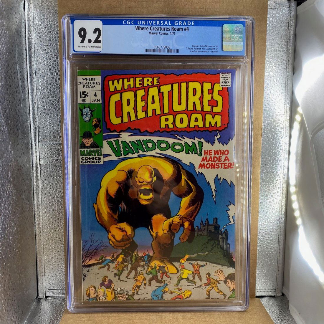 Where Creatures Roam #4 CGC 9.2 Marvel Horror (1 of 2)