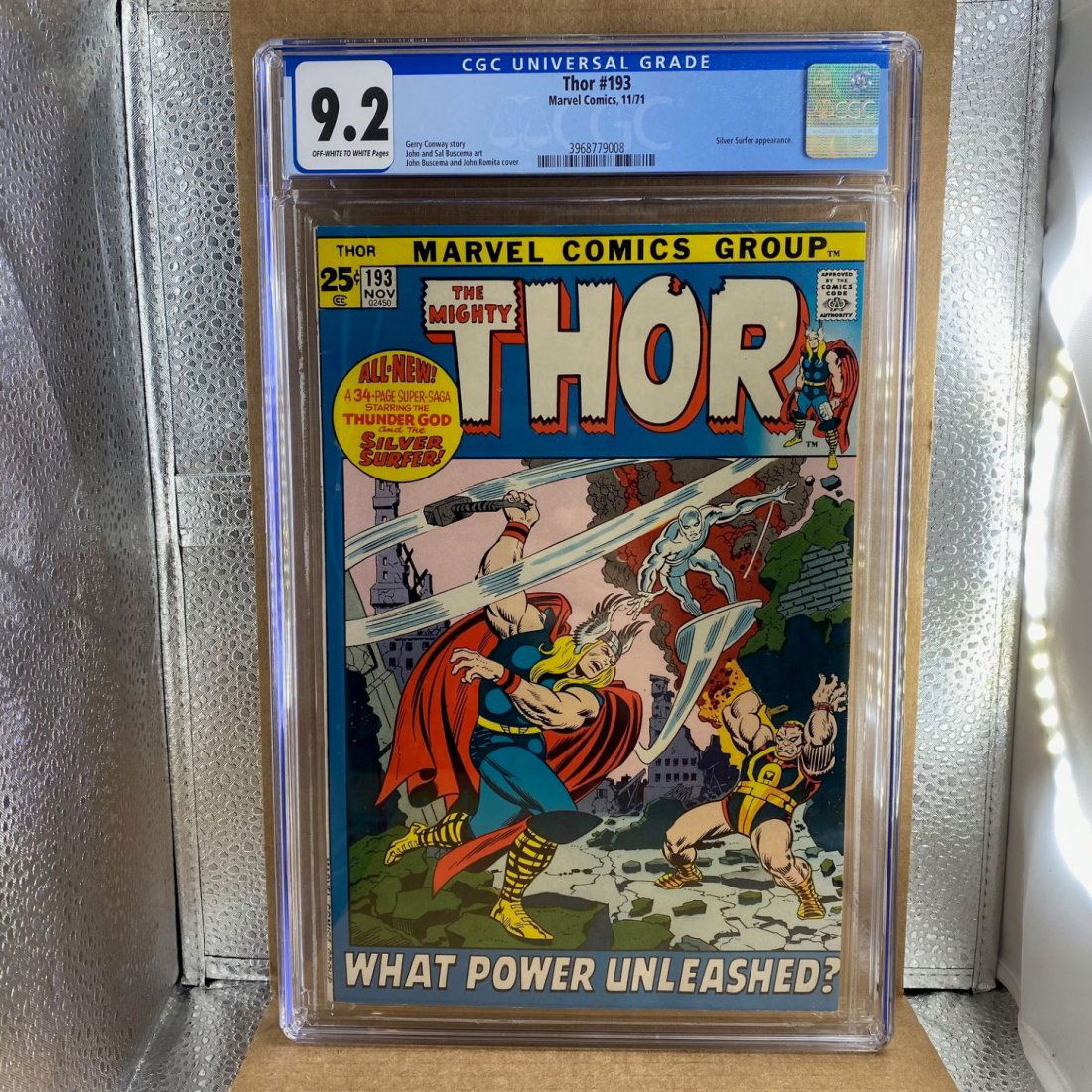 Thor #193 CGC 9.2 Silver Surfer App (1 of 2)