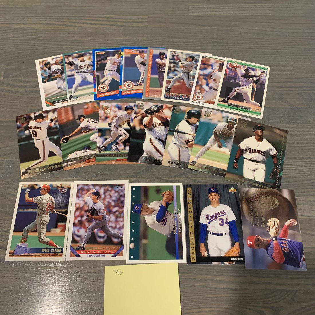 90s baseball cards, Will clark (1 of 2)