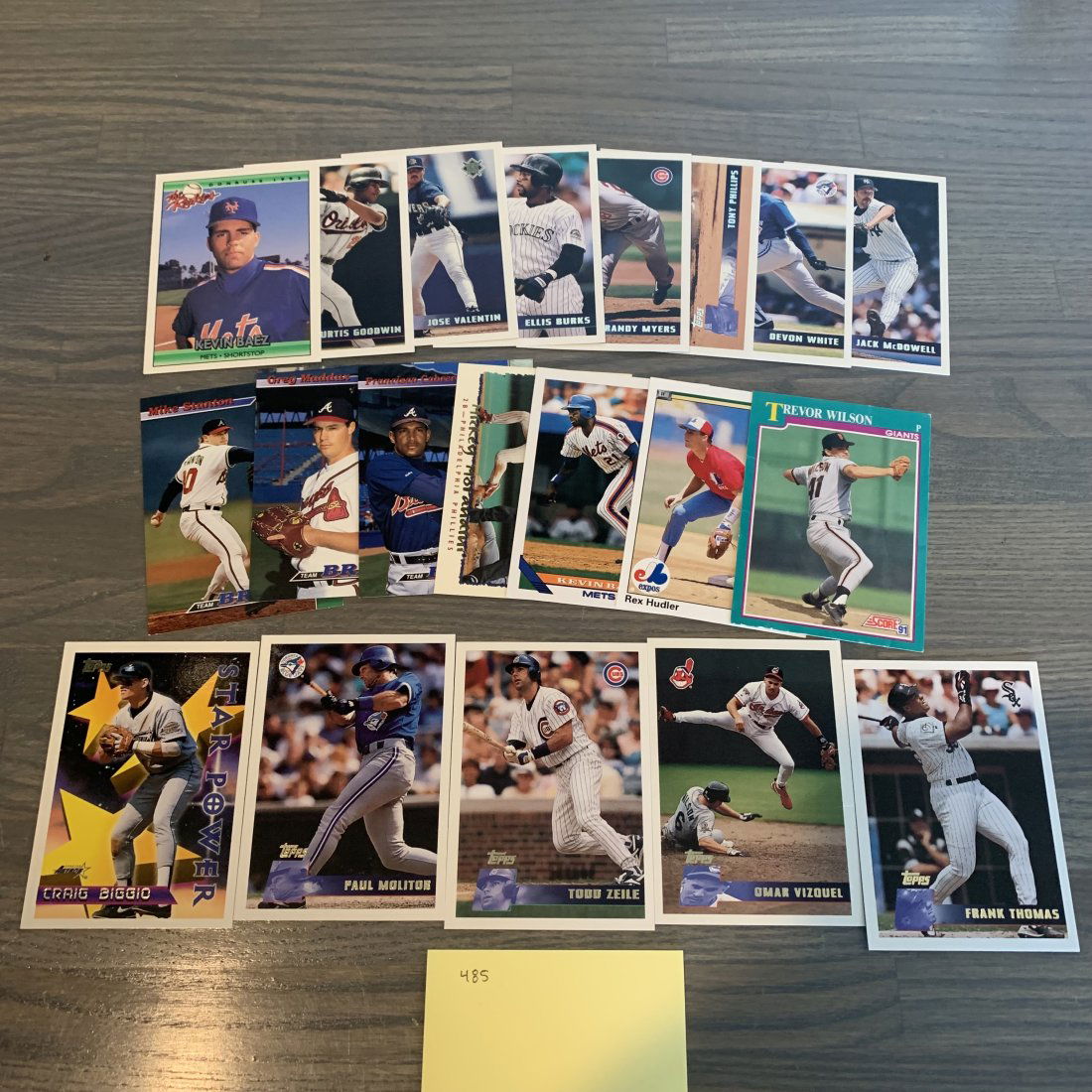 90s baseball cards, Frank Thomas (1 of 2)