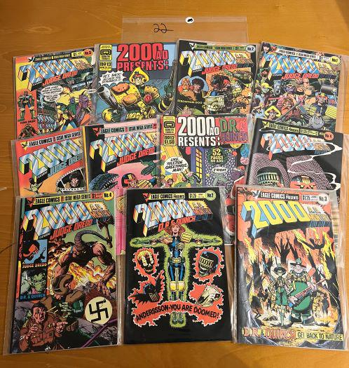 Eagle Comics Presents 2000 A.D. Monthly Comic Lot (1 of 1)