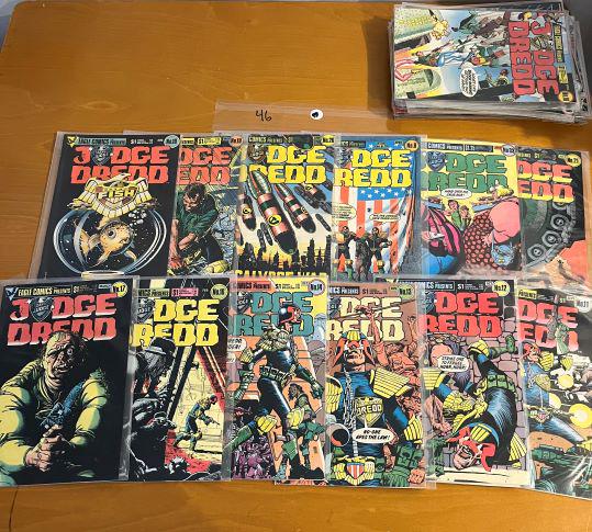 Nice Judge Dredd Eagle Comics Lot (1 of 2)