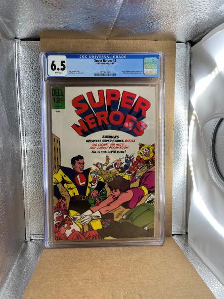 Superheroes #2 CGC 6.5 Dell Silver Age (1 of 2)