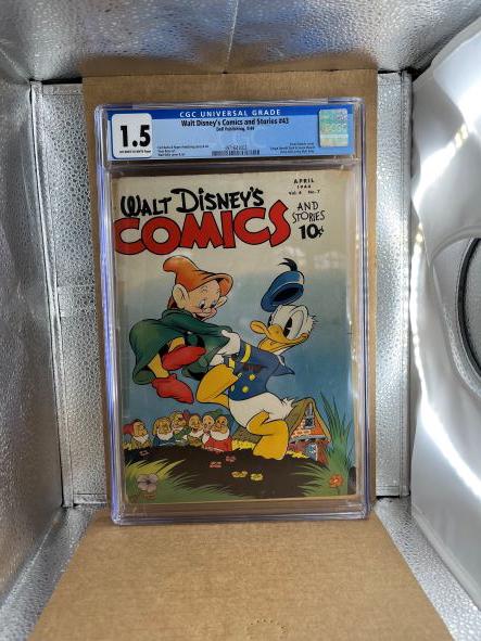 Walt Disney's Comics & Stories #43 CGC 1.5 (1 of 2)