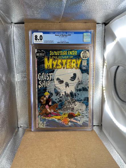 House of Mystery 197 CGC 8.0 Skull Cover (1 of 2)