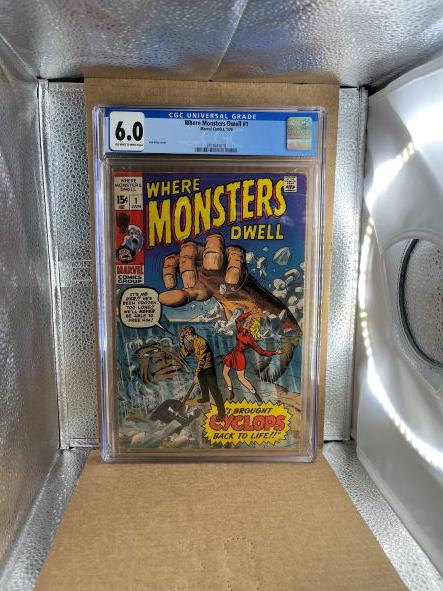 Where Monsters Dwell #1 CGC 6.0 Jack Kirby Art (1 of 2)