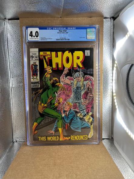 Thor #167 CGC 4.0 Galactus App (1 of 2)