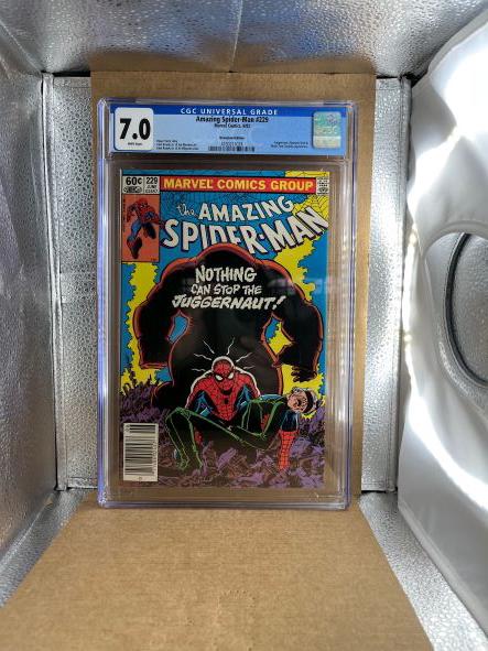 Amazing Spider-man #229 CGC 7.0 Juggernaut App: Many appearances in this issue, Juggernaut, black tom casidy, madame web
