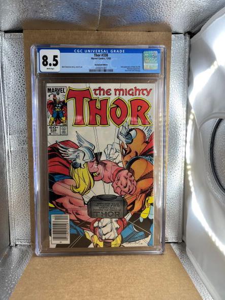 Thor #338 CGC 8.5 2nd App of Beta Ray Bill Newsstand Ed (1 of 2)