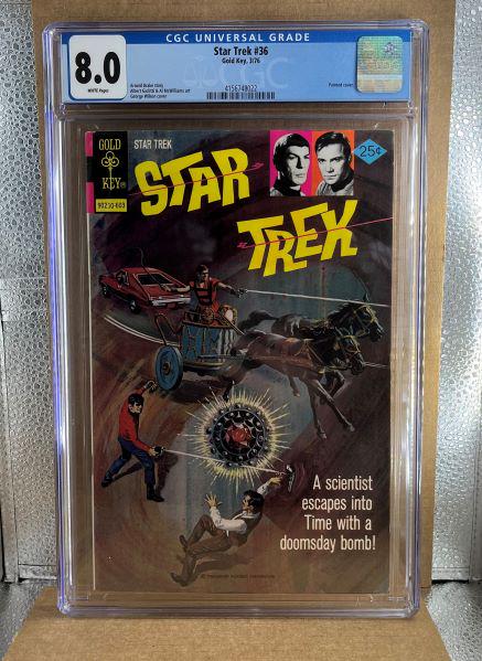 Star Trek #36 CGC 8.0 Gold Key 1st Series (1 of 2)