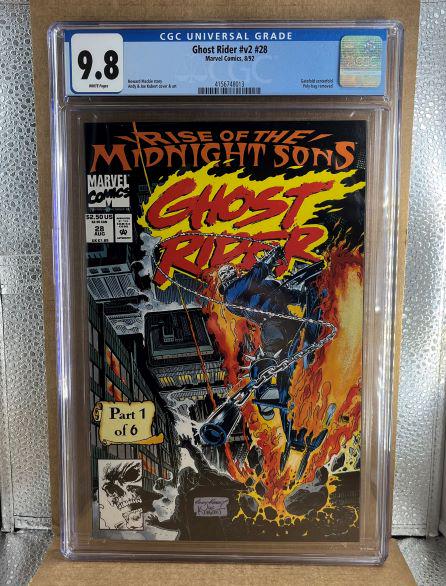 Ghost Rider #28 CGC 9.8 Key 2nd series issue (1 of 2)