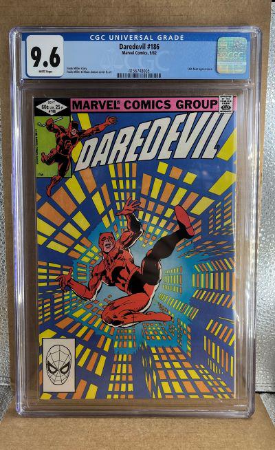 Daredevil #186 CGC 9.6 Frank Miller Story & art (1 of 2)