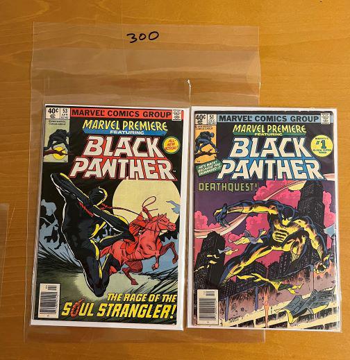 Marvel Premiere #51 & 53 Black Panther Keys: Black Panther battles the KKK with covers featuring use of a noose