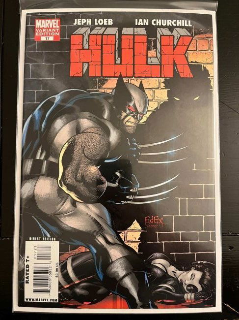 Hulk 17 1:15 Variant Jeph Loeb Red Hulk Series Hot! (1 of 1)