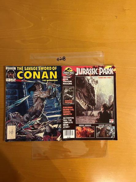 Misc. Comic Lot W/Gambit X-men & Jurassic park Magazine (1 of 3)
