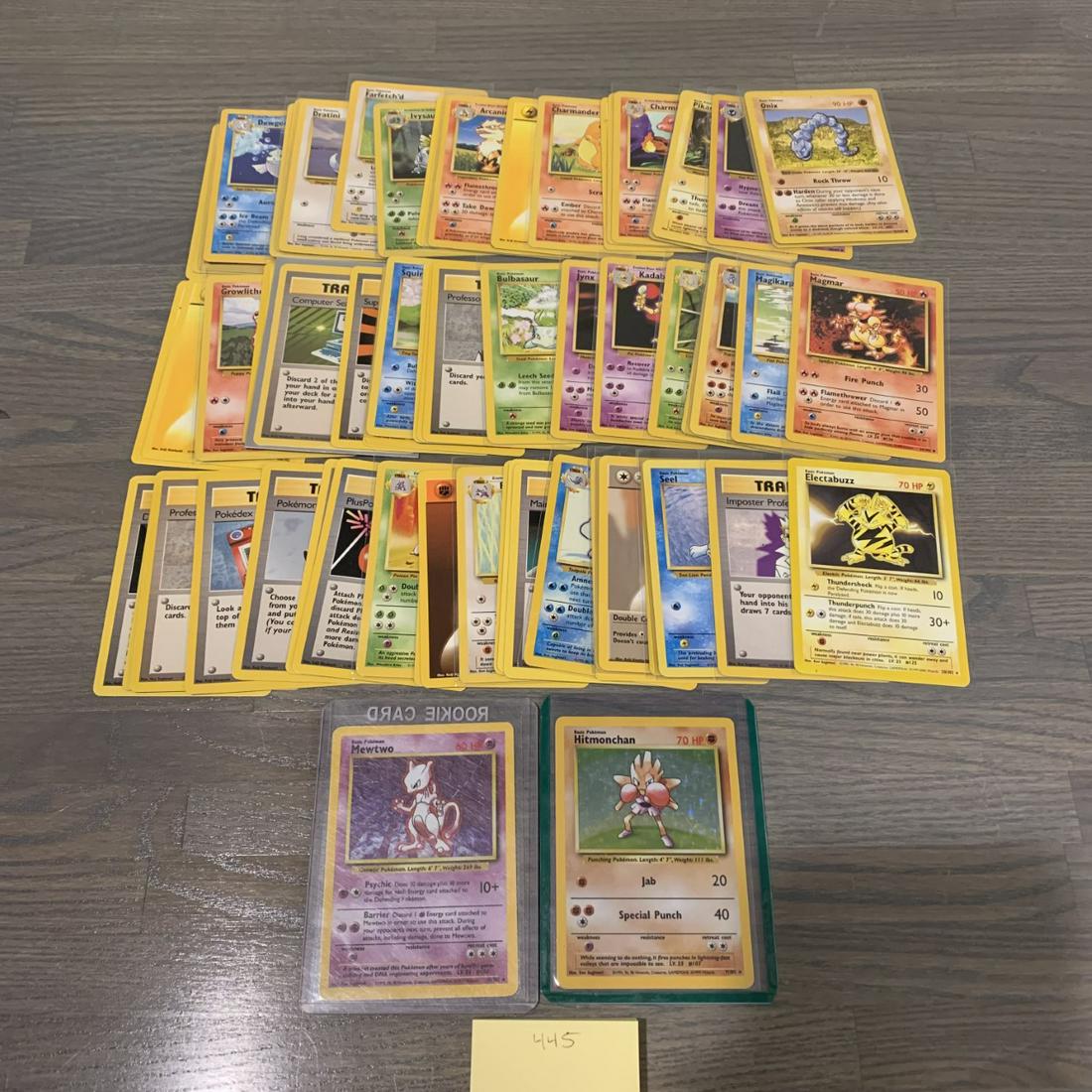 Vintage base set PokÃ©mon card lot (1 of 3)
