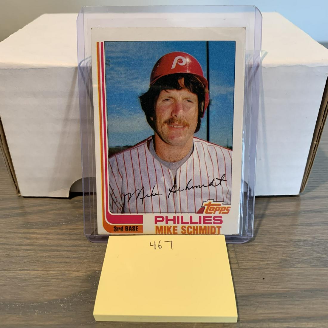 Mike Schmidt baseball card (1 of 2)