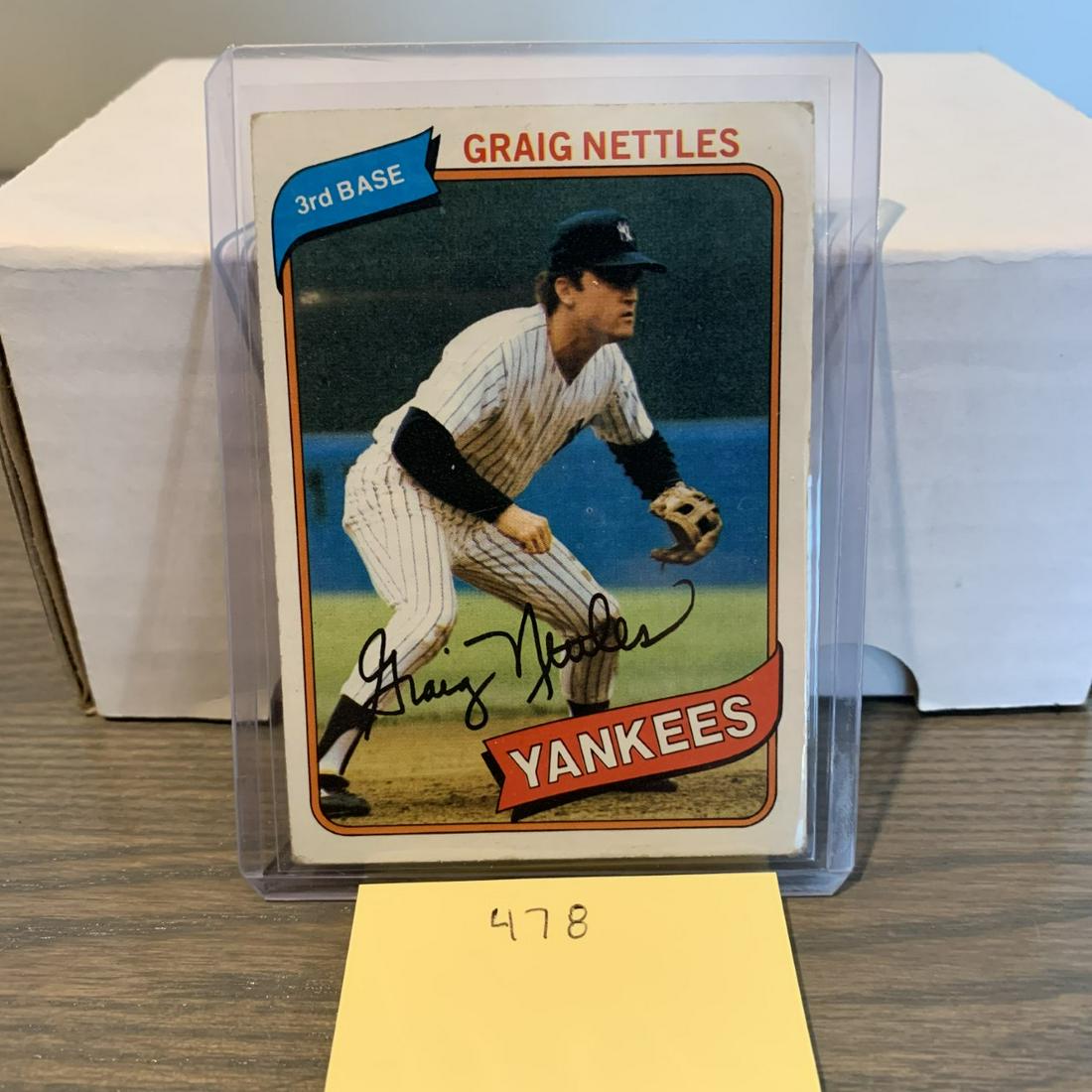 Greg Nettles baseball card: Greg Nettles #710 Topps. 1980 baseball card. See photos for condition.