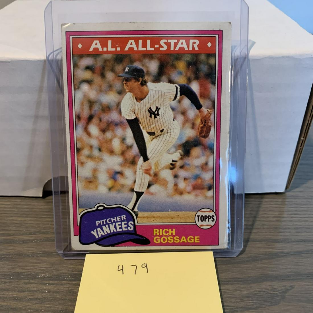 Rich Gossage baseball card (1 of 2)