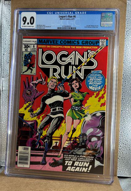Logan's Run #6 CGC 9.0 1st Thanos solo story (1 of 2)