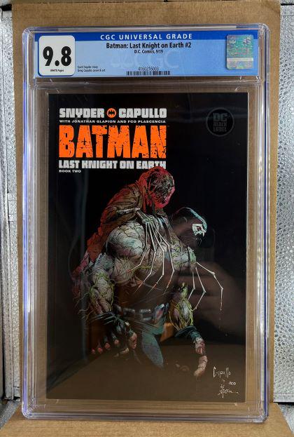 Batman Last Night On Earth #2 CGC 9.8 (1 of 2)
