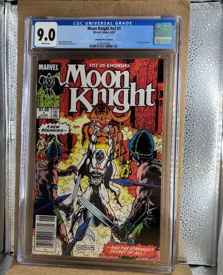 Fist of Khonshu Moon Knight #1 CGC 9.0 Canadian Price Variant (1 of 2)