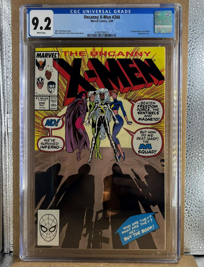 Uncanny X-men #244 CGC 9.2 1st app Jubilee (1 of 2)