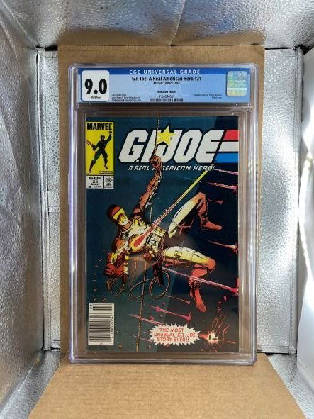 G.I.Joe A Real American Hero 21 CGC 9.0 Key! (1 of 2)