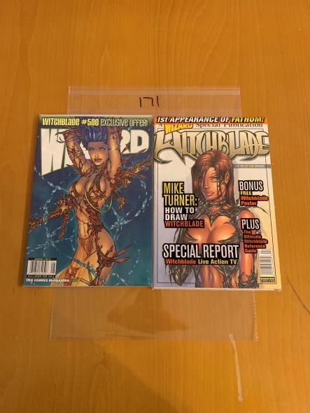 Witchblade Wizard Magazines Bagged (1 of 1)