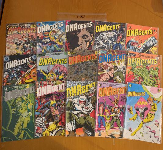 Large DNAgents Eclipse Bronze Age Comic lot (1 of 2)