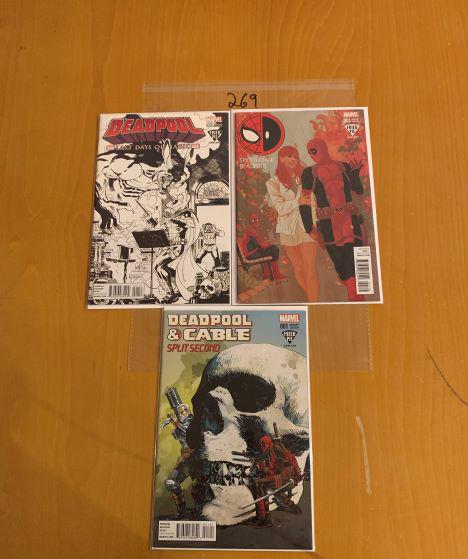3 Deadpool variant covers w/ Skull Cover (1 of 1)