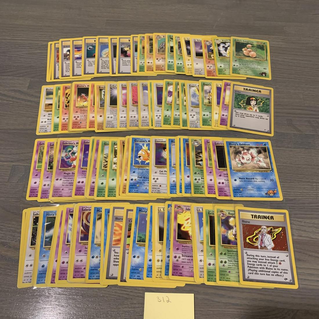 Huge Gym Series Pokemon card lot (1 of 2)