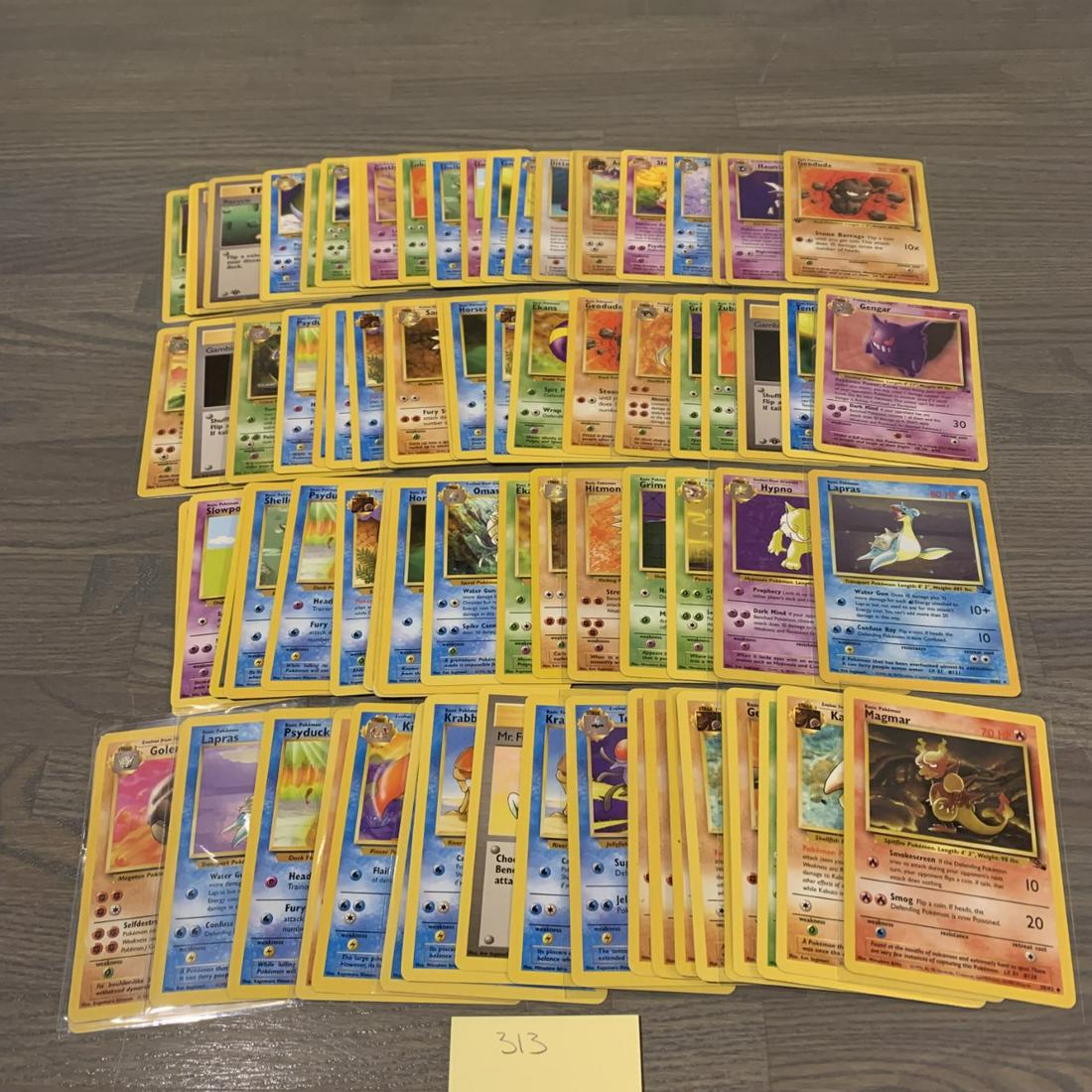 Vintage fossil Pokemon card lot (1 of 2)