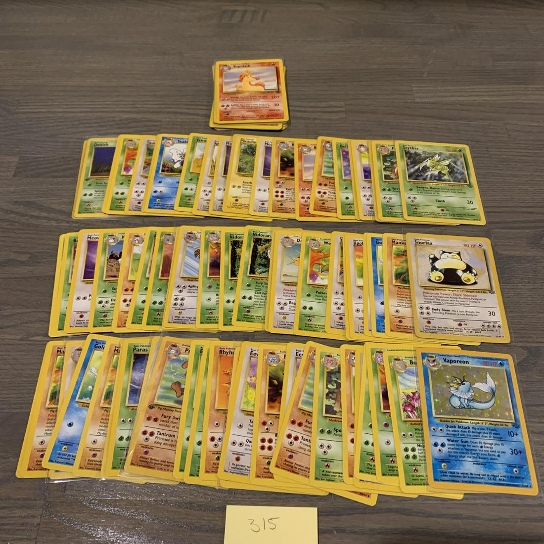 Vintage Jungle Set Pokemon Card Lot