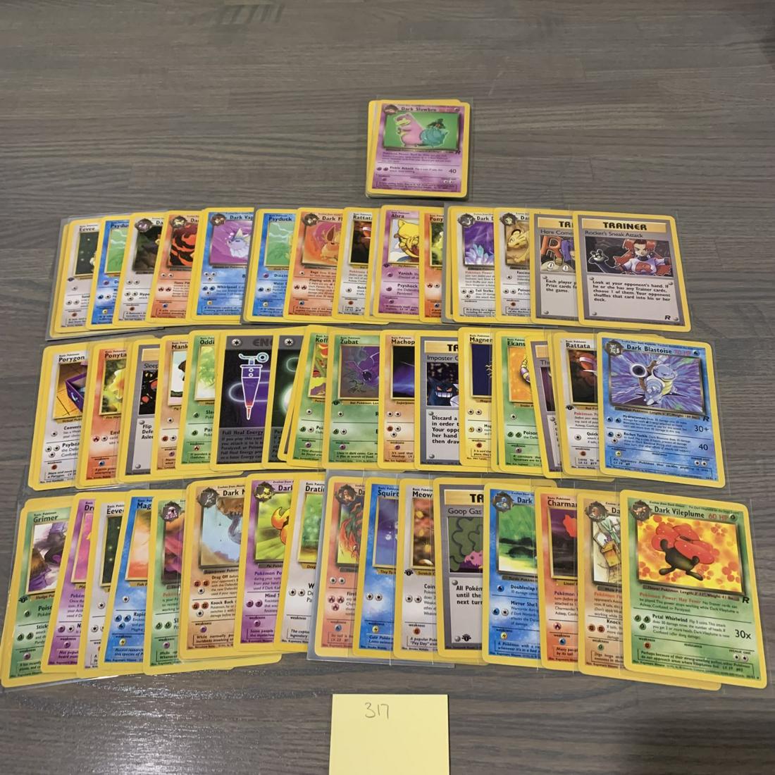 Vintage team rocket Pokemon card lot. (1 of 2)