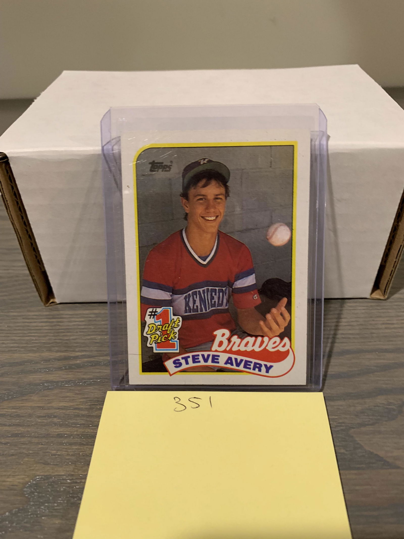 Steve Avery #1 Draft Pick Baseball Card (1 of 2)