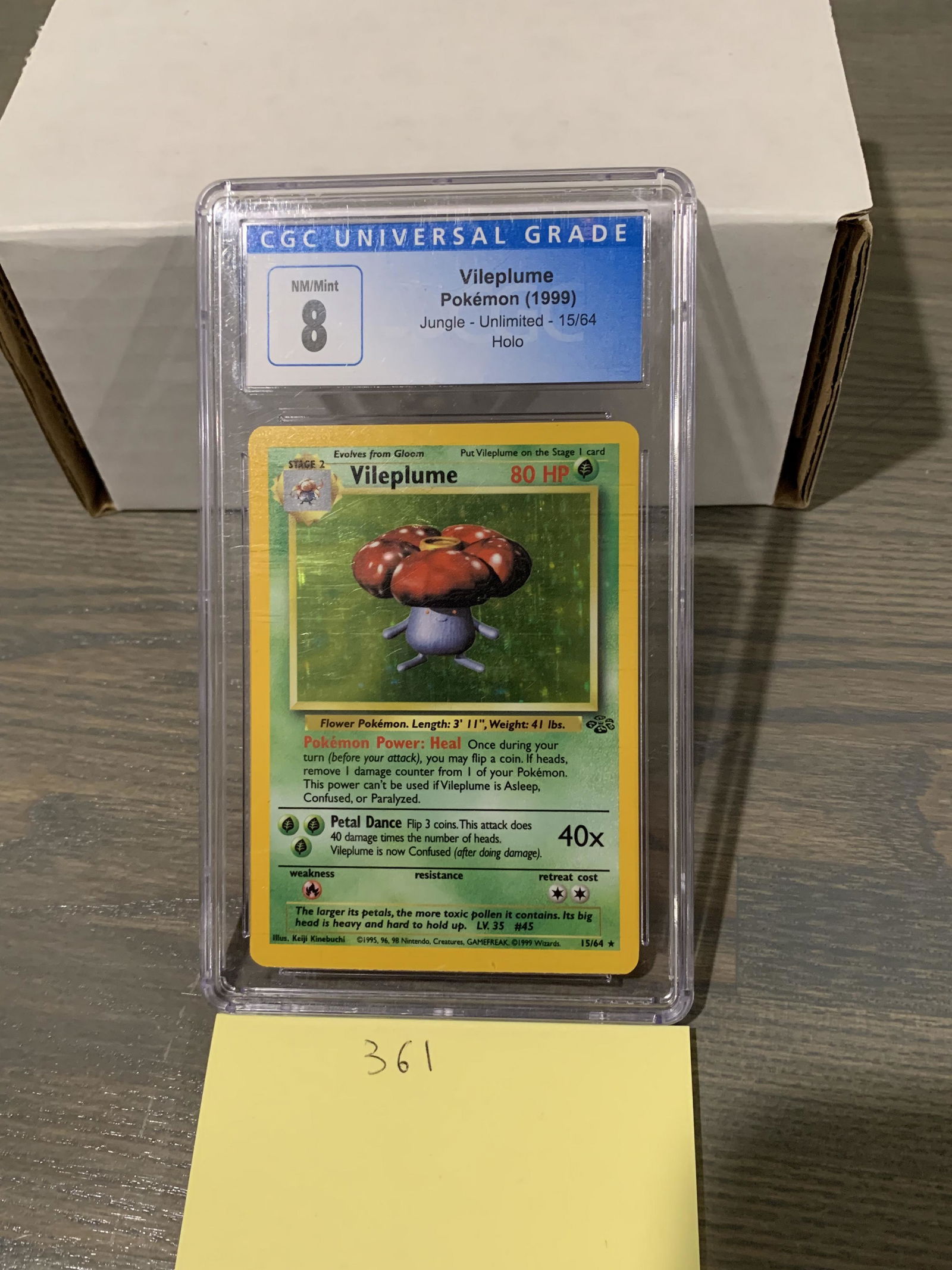 Vileplume Vintage Pokemon card (1 of 2)
