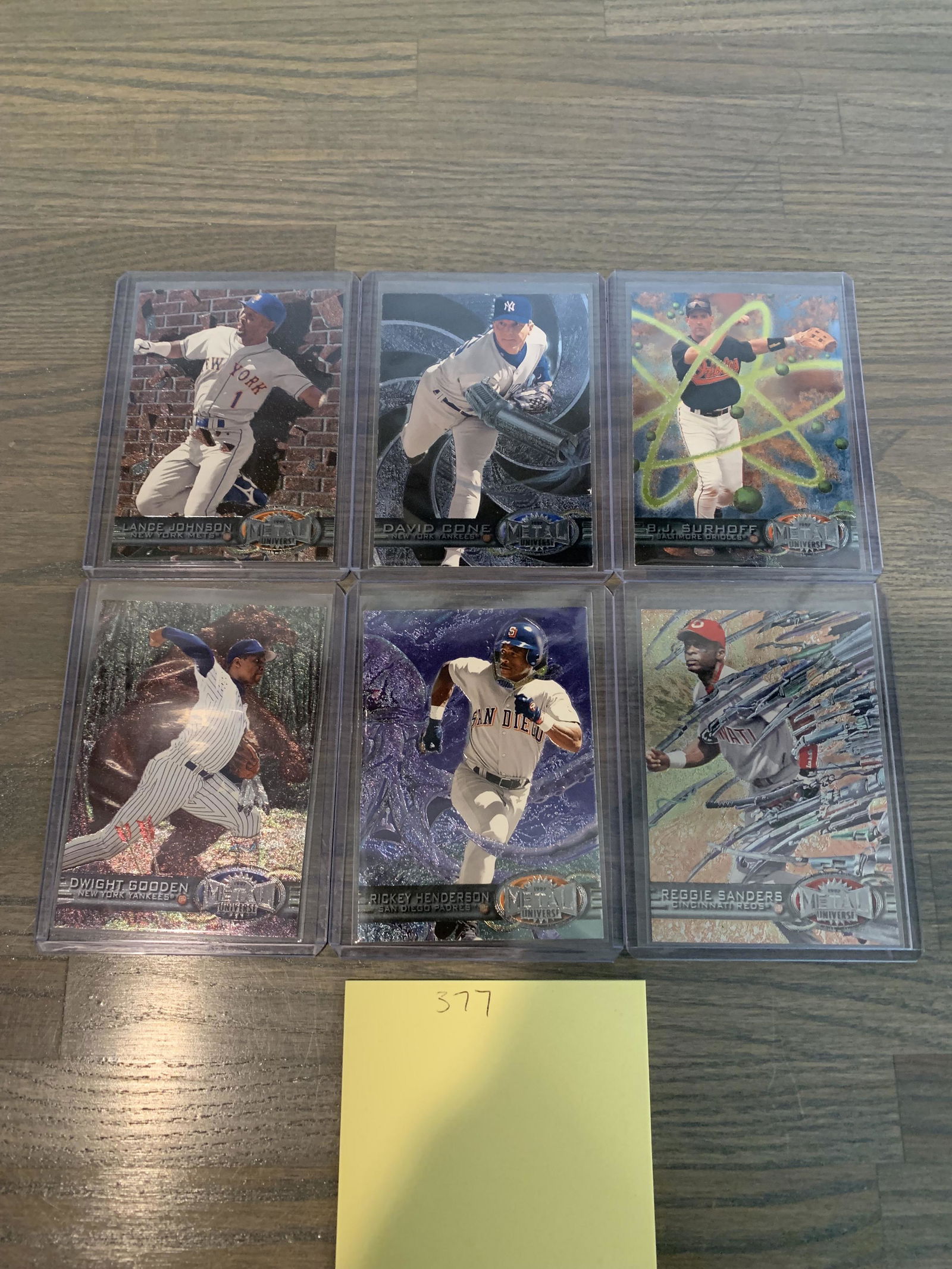 Heavy metal baseball cards, Ricky Henderson (1 of 2)