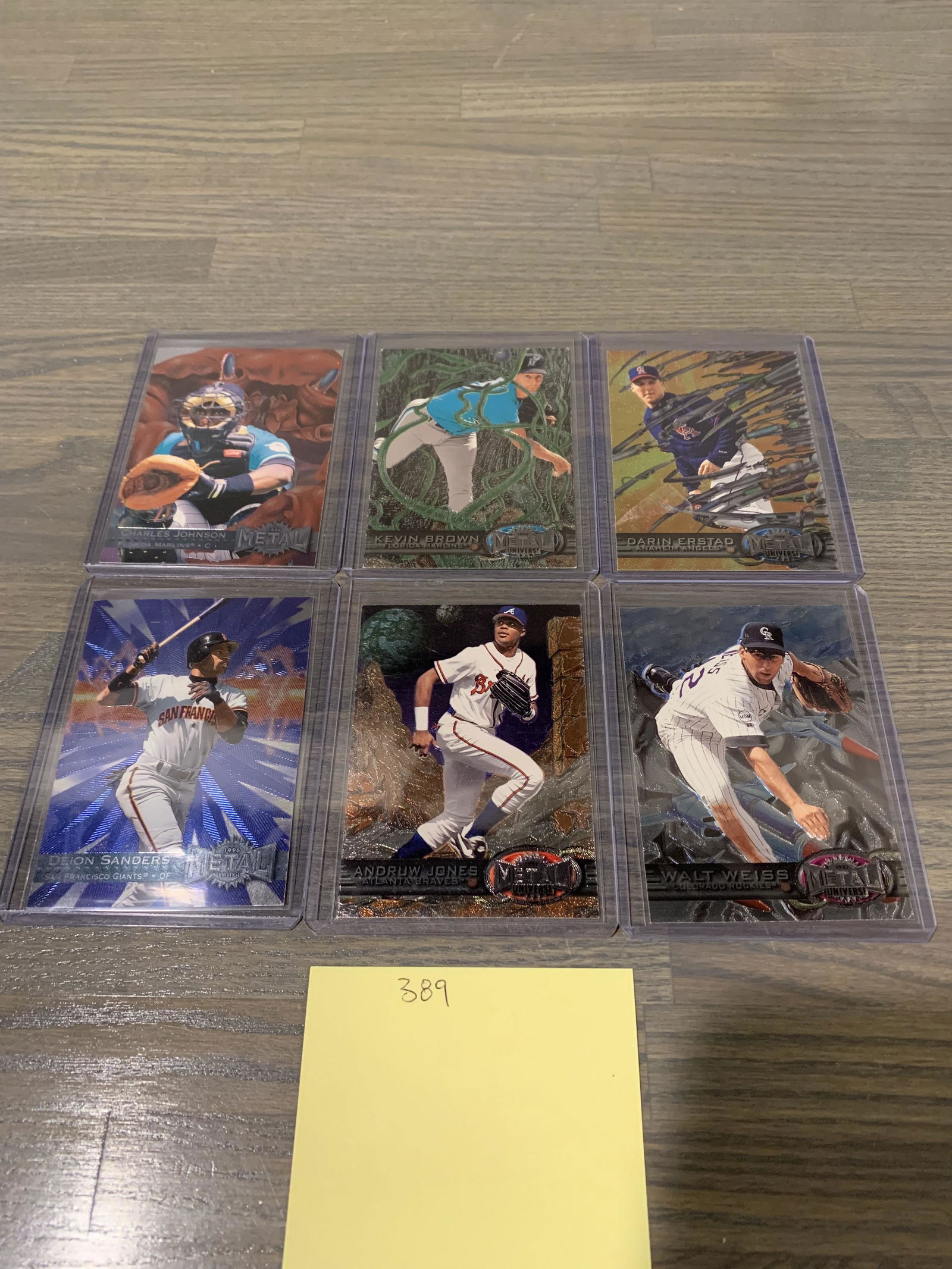 Heavy Metal Baseball Cards, Andruw Jones (1 of 2)