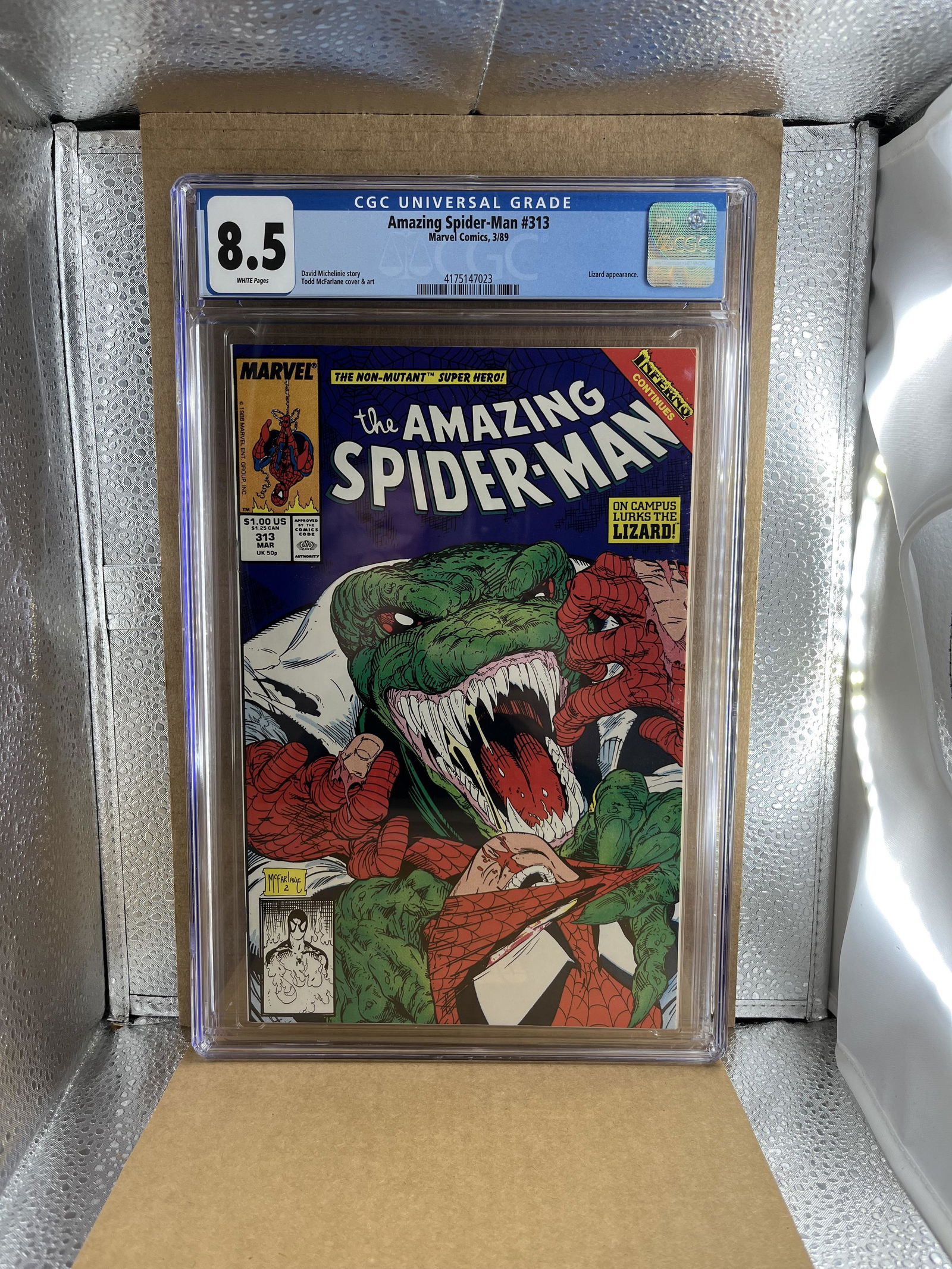 Amazing Spider-man 313 CGC 8.5 Todd McFarlane Art (1 of 2)