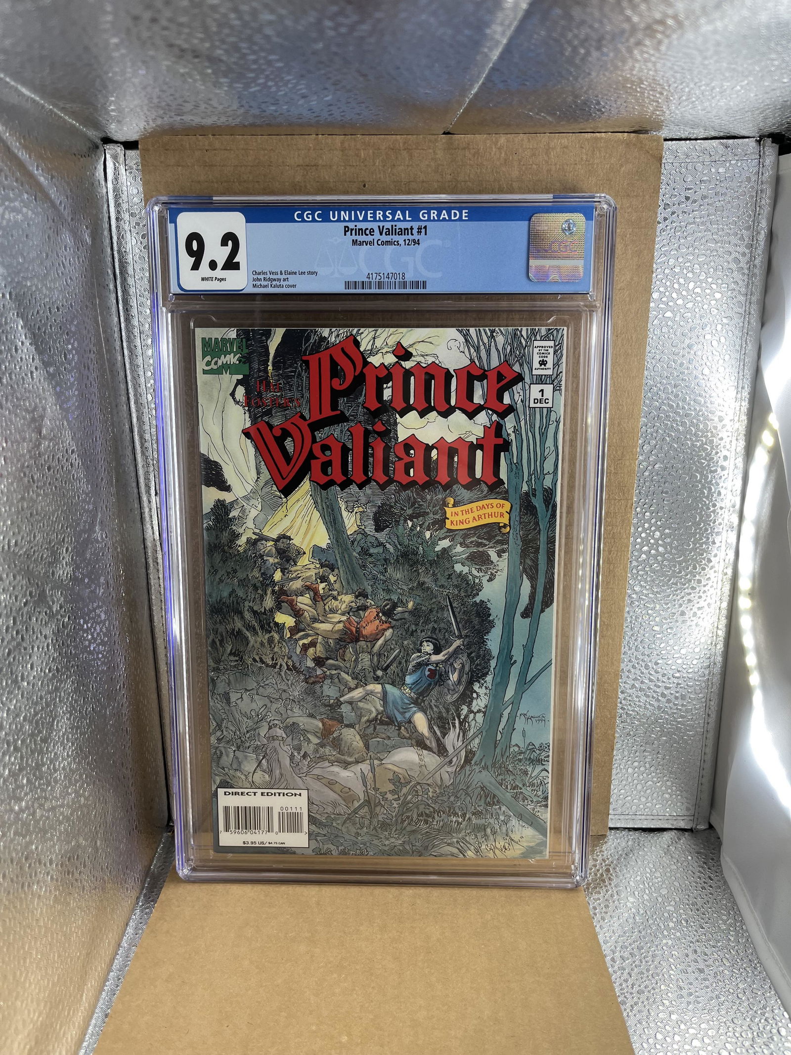 Prince Valiant 1 CGC 9.2 Marvel Series (1 of 2)