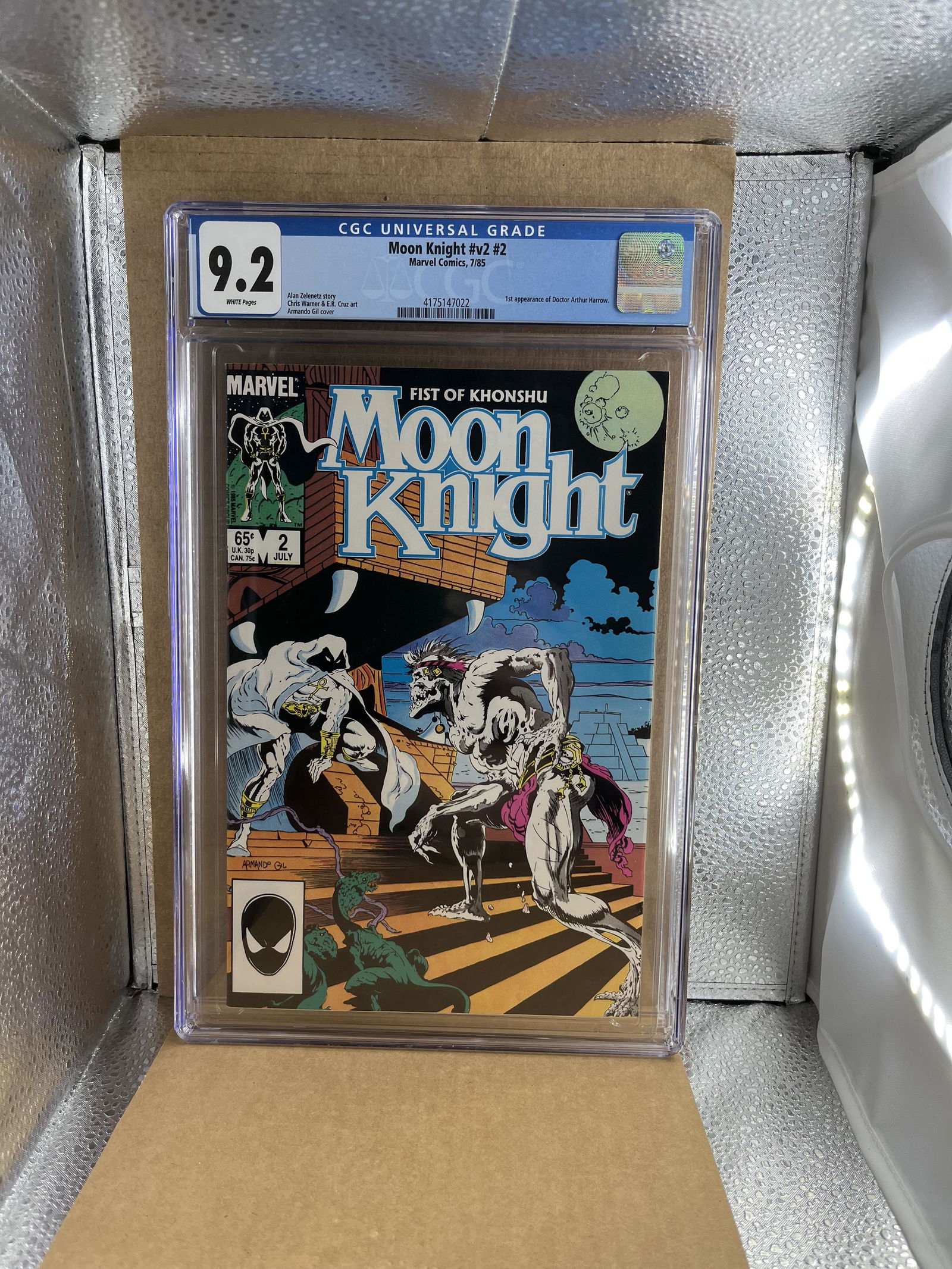 Moon Knight 2 CGC 9.2 1st app of Arthur Harrow (1 of 2)