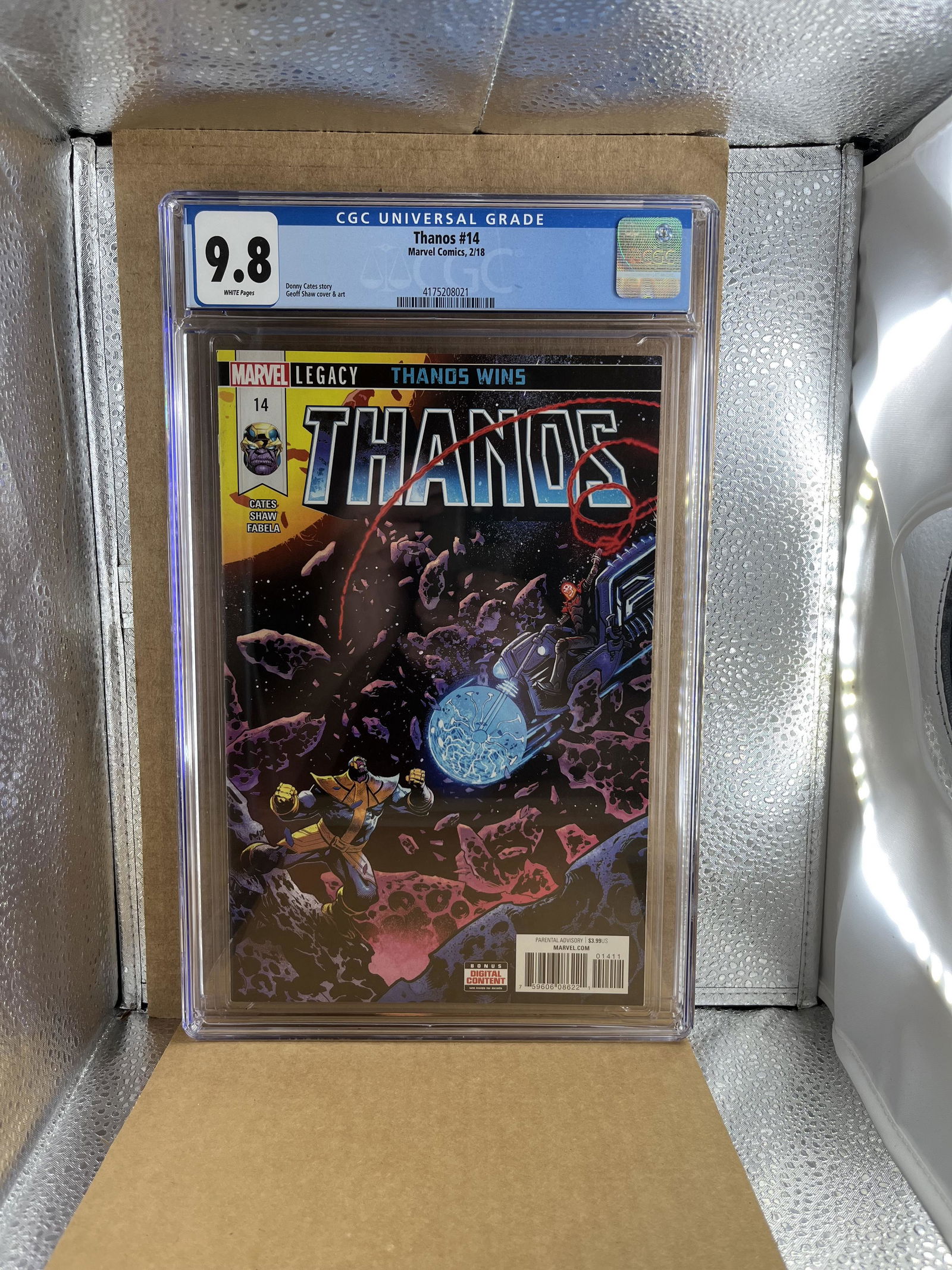 Thanos 14 CGC 9.8 Thanos vs. Cosmic Ghost Rider! (1 of 2)
