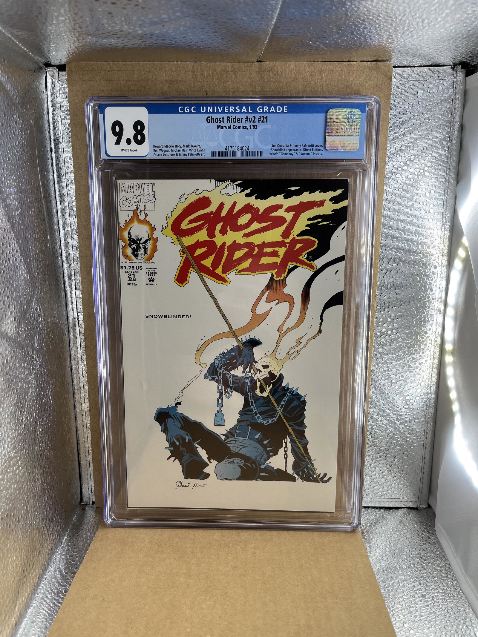Ghost Rider V2 #21 CGC 9.8 (1 of 2)