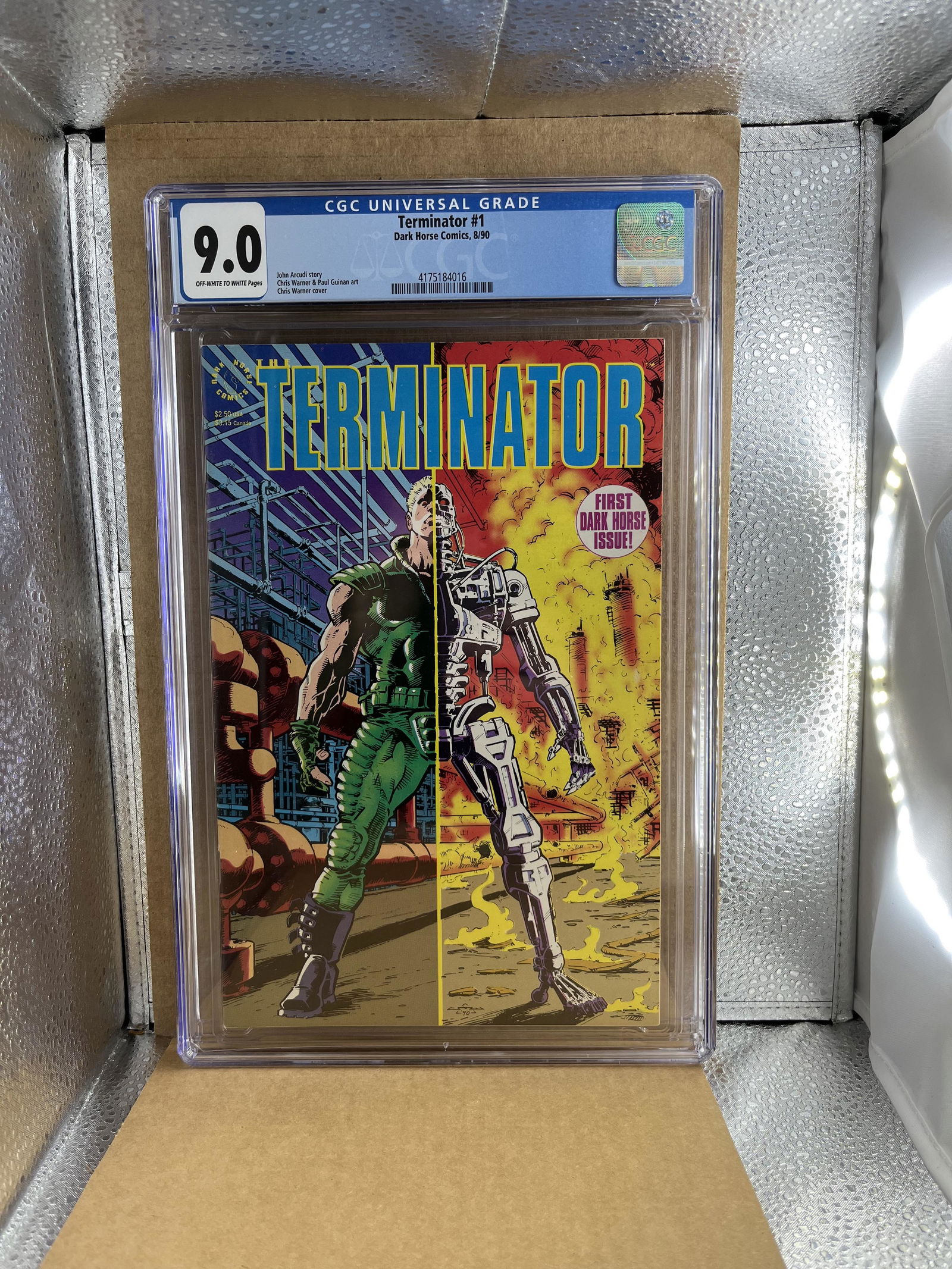 Terminator 1 CGC 9.0 Dark Horse 1st Terminator (1 of 2)